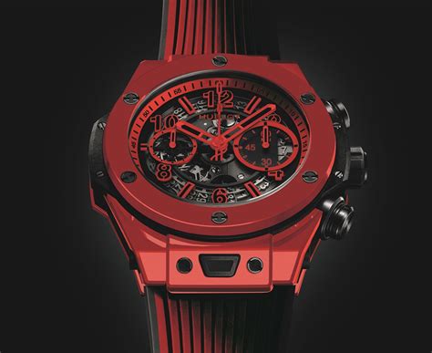 hublot big bang f1 red|hublot red magic watch.